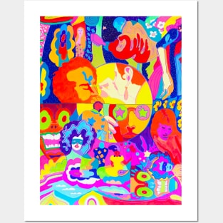 Electric Kool-Aid Acid Test Design One Posters and Art